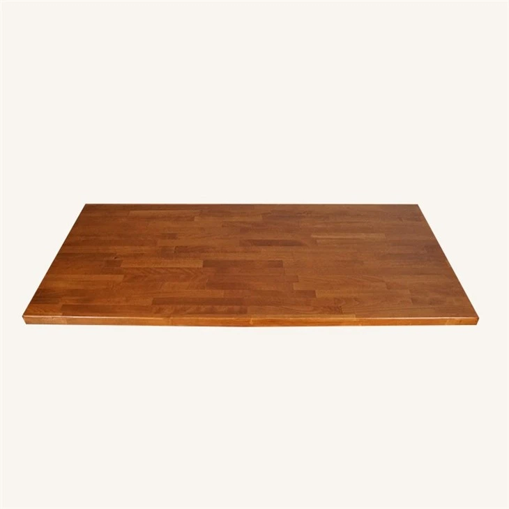 Solid Beech Wood Restaurant Dining Table in Cherry Color suppliers